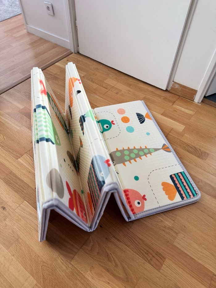 Tapis bébé pliable et réversible , tapis de jeu enfant - photo numéro 4