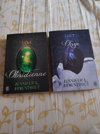 Romans Lux tomes 1 et 2 Obsidienne Onyx Jennifer L Armentrout