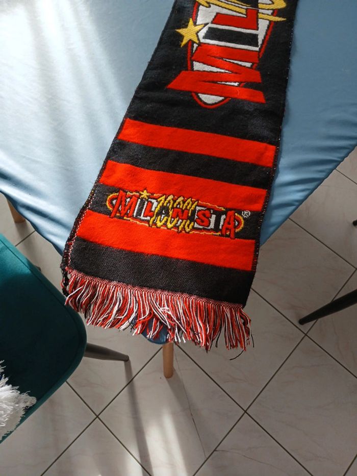 Écharpe foot milan ac Italie italia - photo numéro 2
