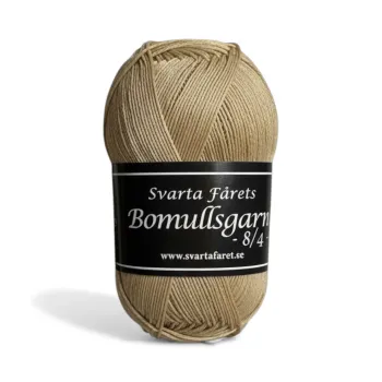 Fil coton Svarta Fåret 8/4 marron 160 m Neuf