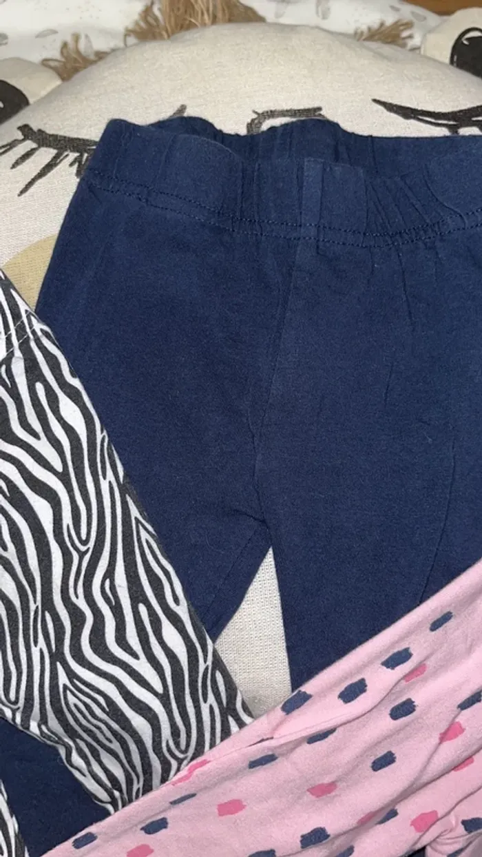 Lot de 3 leggings 74/80 - photo numéro 3