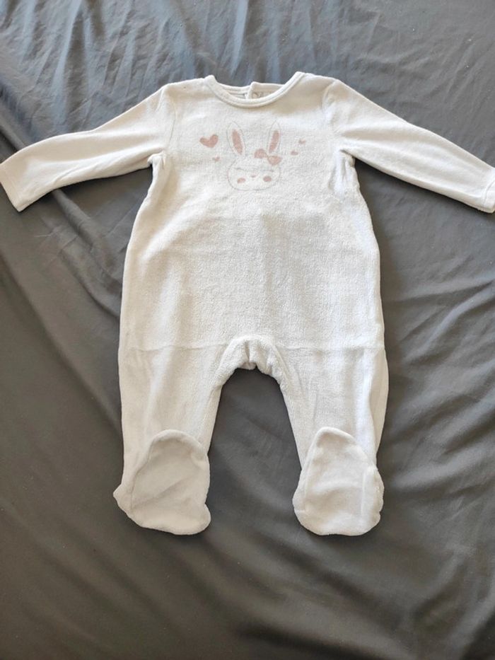 Pyjama velours 9 mois Orchestra