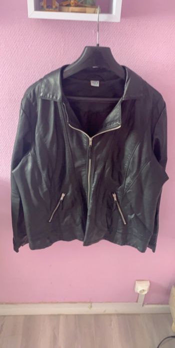 Veste simili cuire