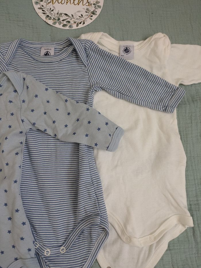 Lot Bodies petit bateau neufs - photo numéro 2