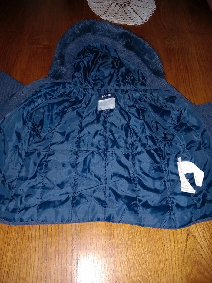 😷manteau chaud 3ans Kiabi polyester - photo numéro 3