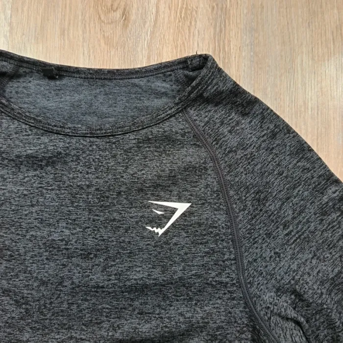 Hauts gymshark femme s gris foncé manches longues - photo numéro 3
