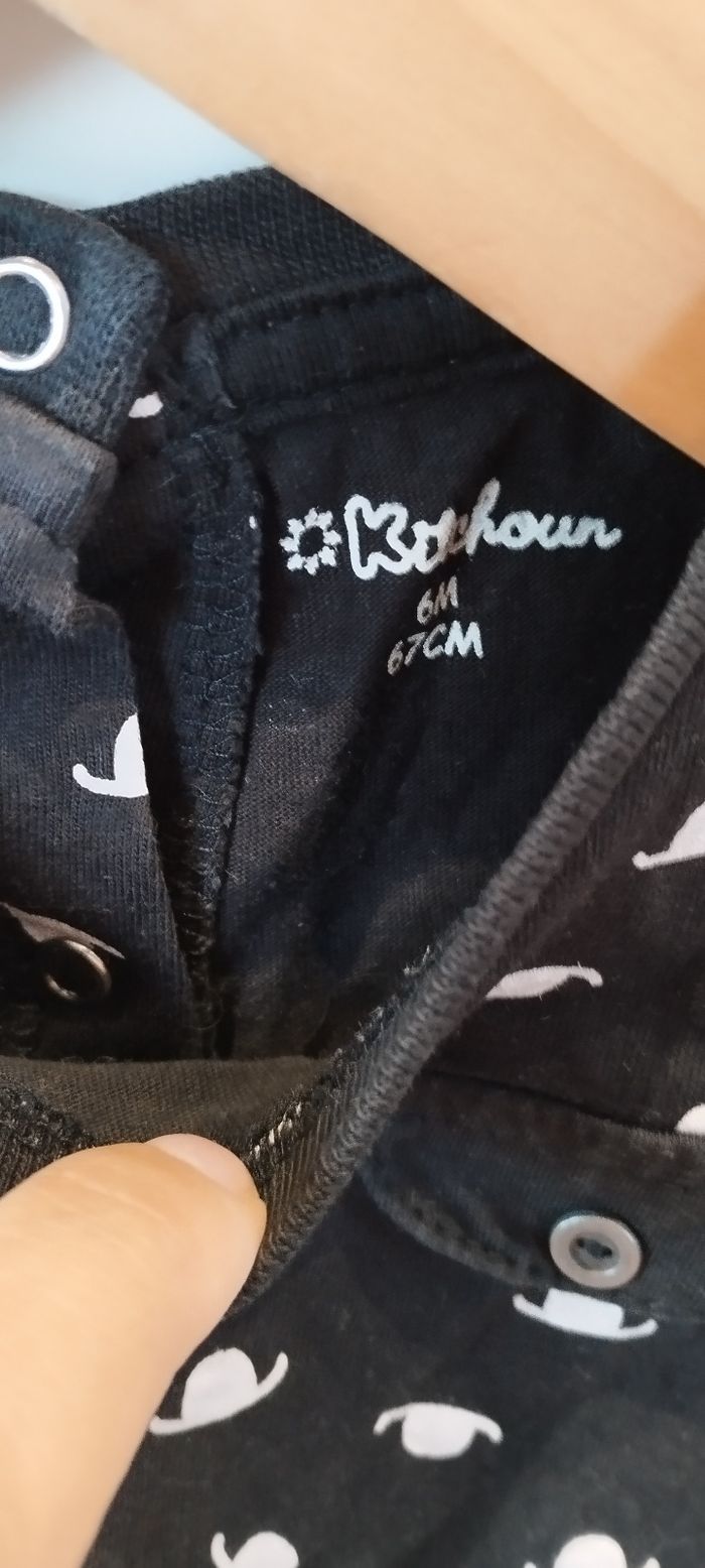 T-shirt ML garçon 6 mois kitchoun - photo numéro 2