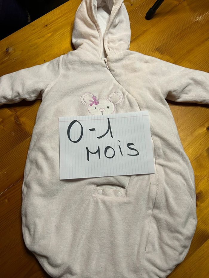 Nid d’ange gigoteuse rose 0-1mois