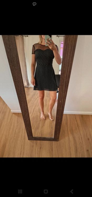 Robe noire style  pin-up