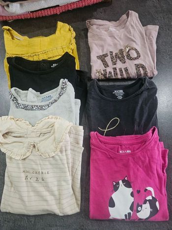 Lot t-shirt manches longues