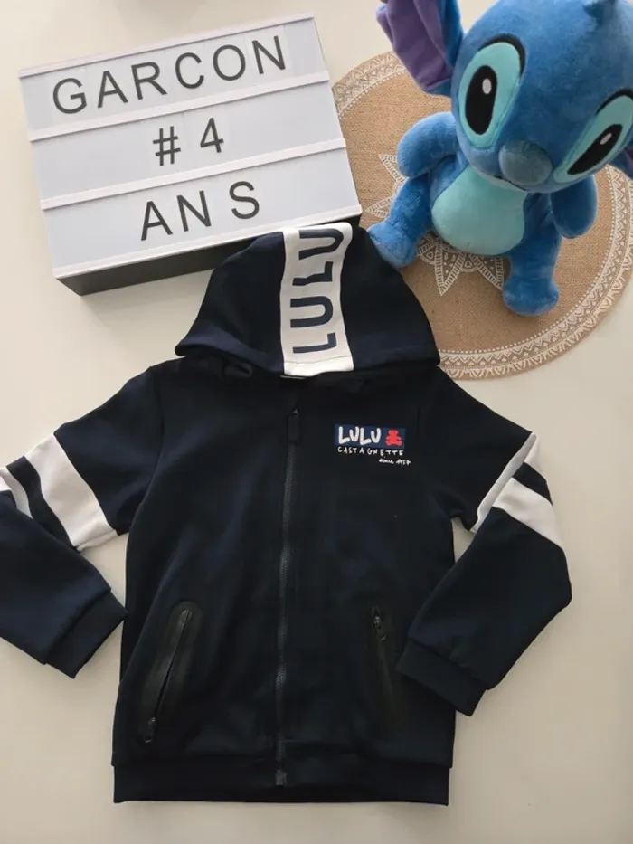 Gilet zippé lulu castagnette 4ans