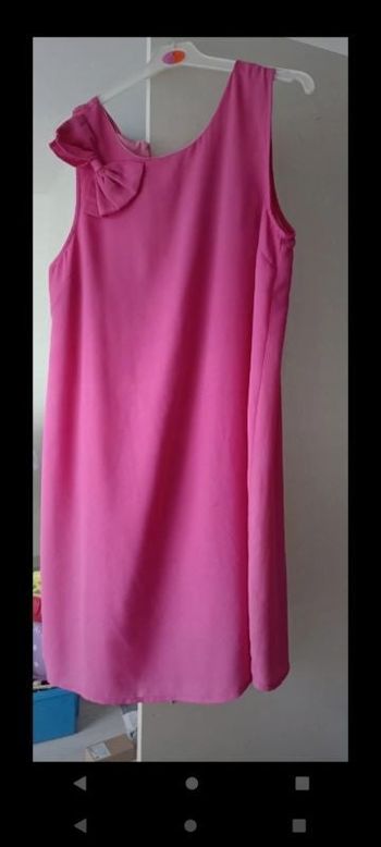 Belle robe rose doublée