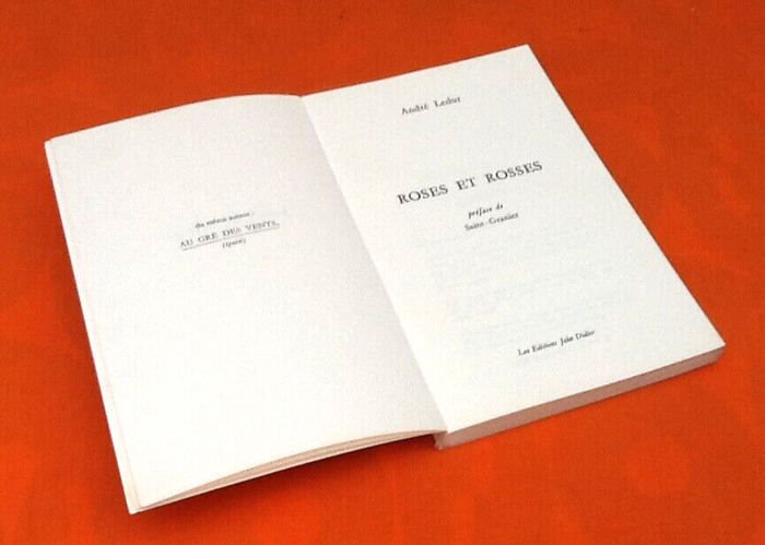 André Ledur (Poèmes) Roses et Rosses (1965) Les Editions John Didier - photo numéro 2