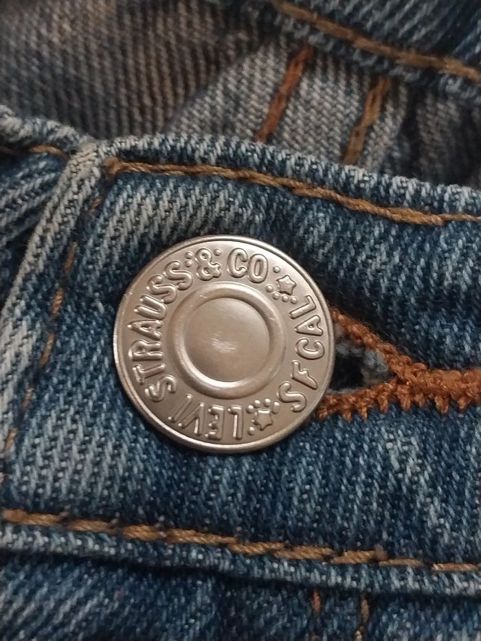 Short jean Levi’s fille 12 ans denim bleu clair girlfriend shorty - photo numéro 5
