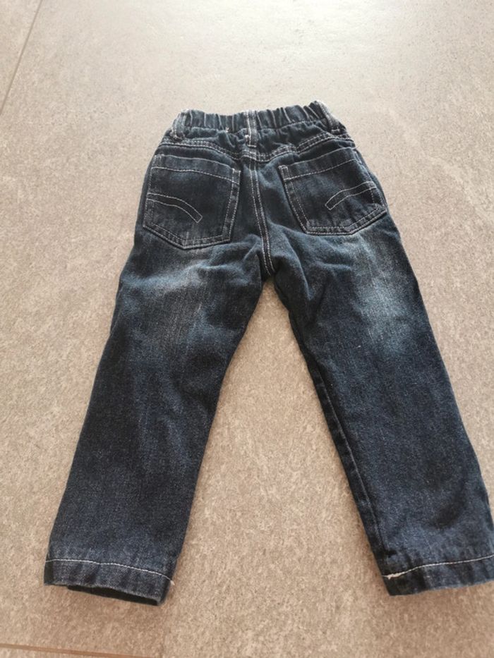 Pantalon jean hiver bébé garçon 2 ans comme neuf - photo numéro 2