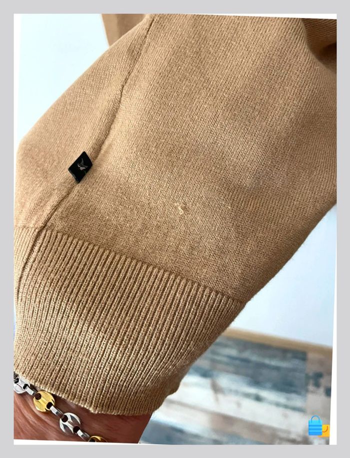 Pull Chevignon – Taille M – Beige – Homme - photo numéro 4