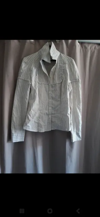 Chemise rayée manches longues – Ici et Maintenant – Taille 40