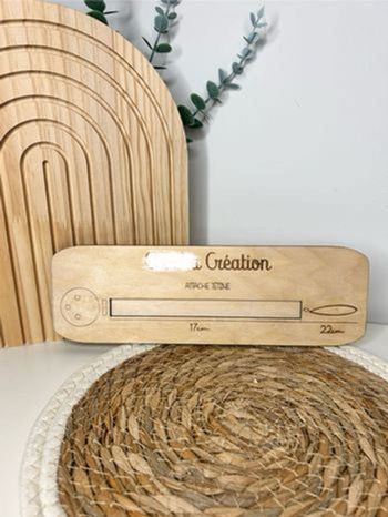 Planche gabarit attache tétine - Modèle 1