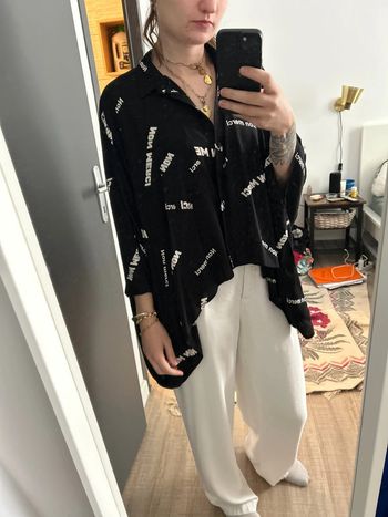 Chemise noire Etam taille s