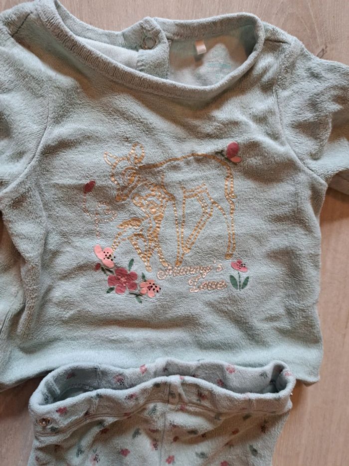 Duo pyjamas 2 pièces Orchestra 6 mois - photo numéro 3