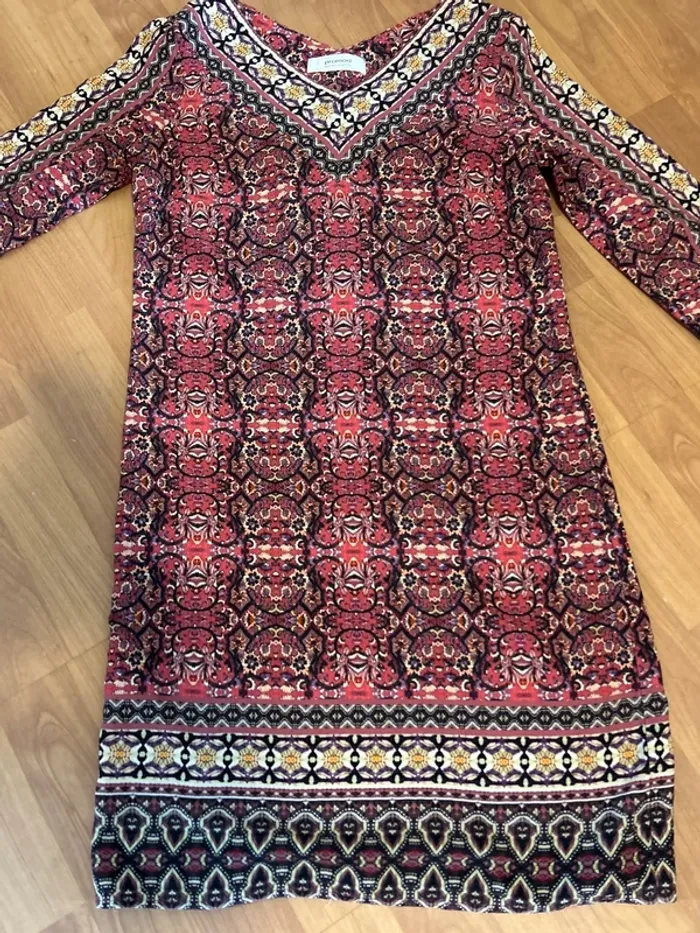 Promod robe imprimée taille S - photo numéro 2