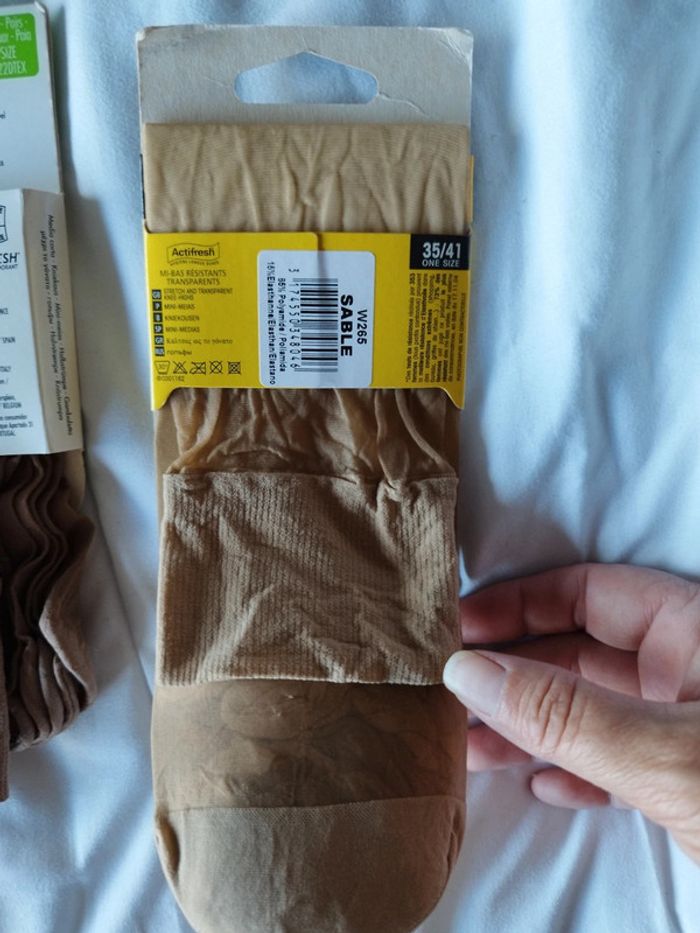 Lot de 6 mi- bas taille 35/41 - photo numéro 3
