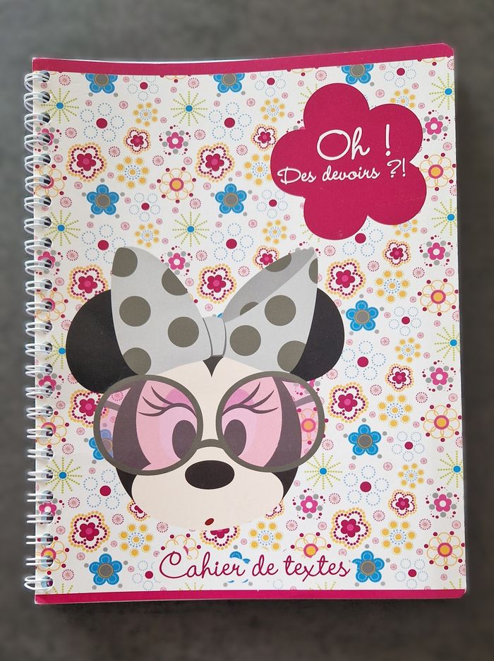 Cahier de textes Minnie - NEUF