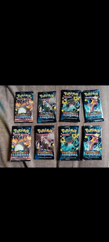 Artset Booster Pokemon destinées radieuses