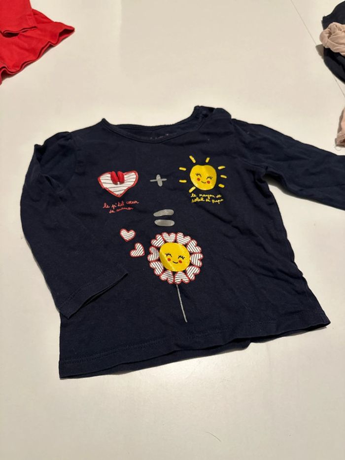 Lots 2 teeshirt manche longue 18 mois - photo numéro 3