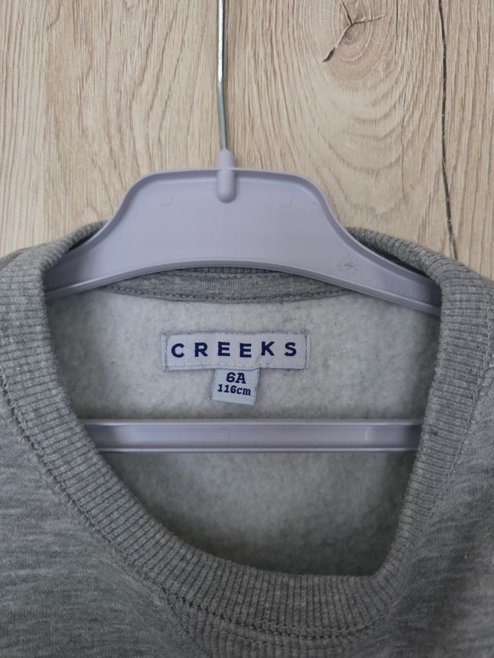PULL CREEKS GARÇON 👦 TAILLE 6ANS  PORTER 1 FOIS - photo numéro 3