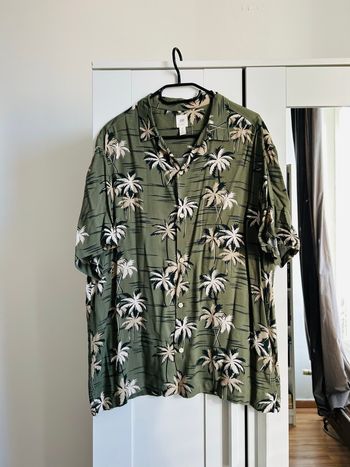 Chemise verte à motifs Homme H&M Tailles M-L