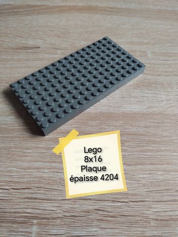 Lego 8x16 plaque épaisse