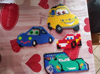 Voitures Cars en perles à repasser