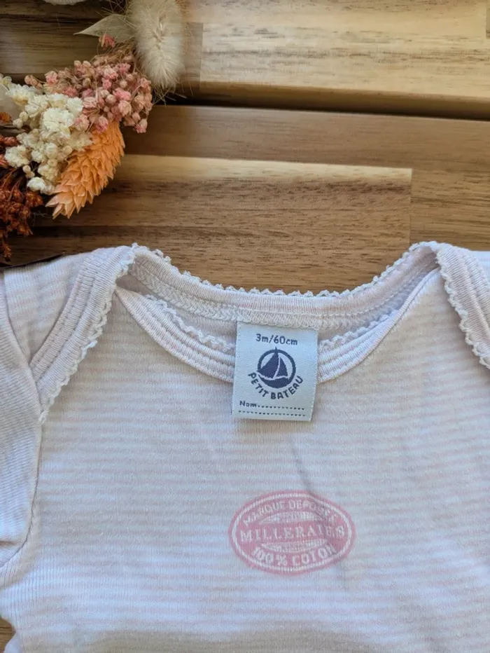 Lot 5 body MC Petit Bateau - photo numéro 10