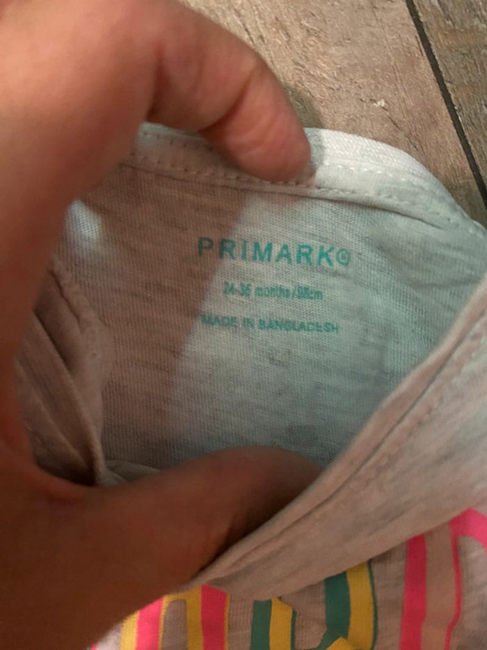 T-shirt débardeur gris Primark papa 24-36 mois - photo numéro 3