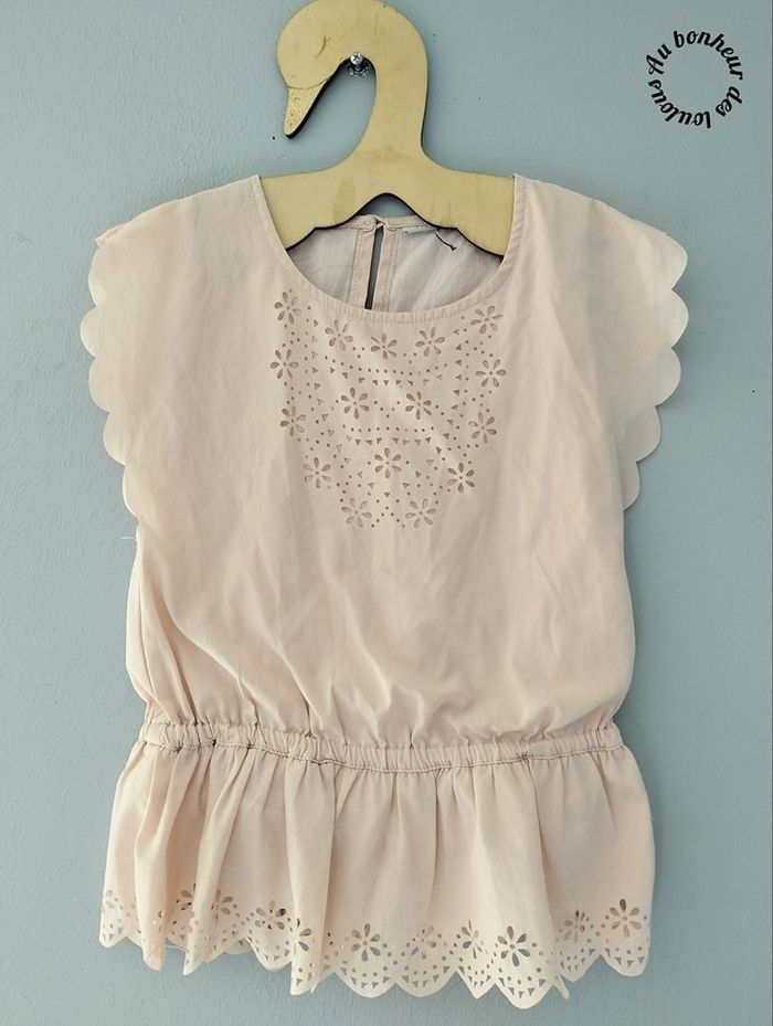 8 ans blouse été tape a l oeil ( étiquette coupée)