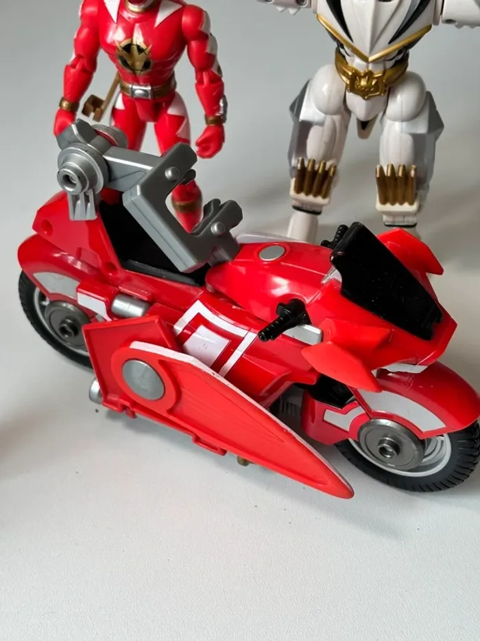 Lot figurines jouet robot bandai power rangers vintage - photo numéro 4