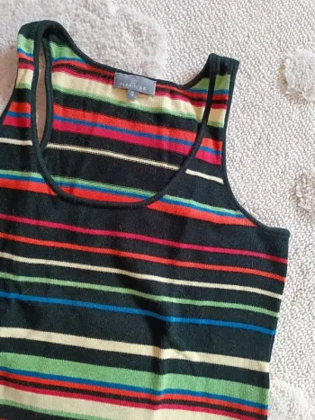 Débardeur rayé en maille Naf Naf taille S