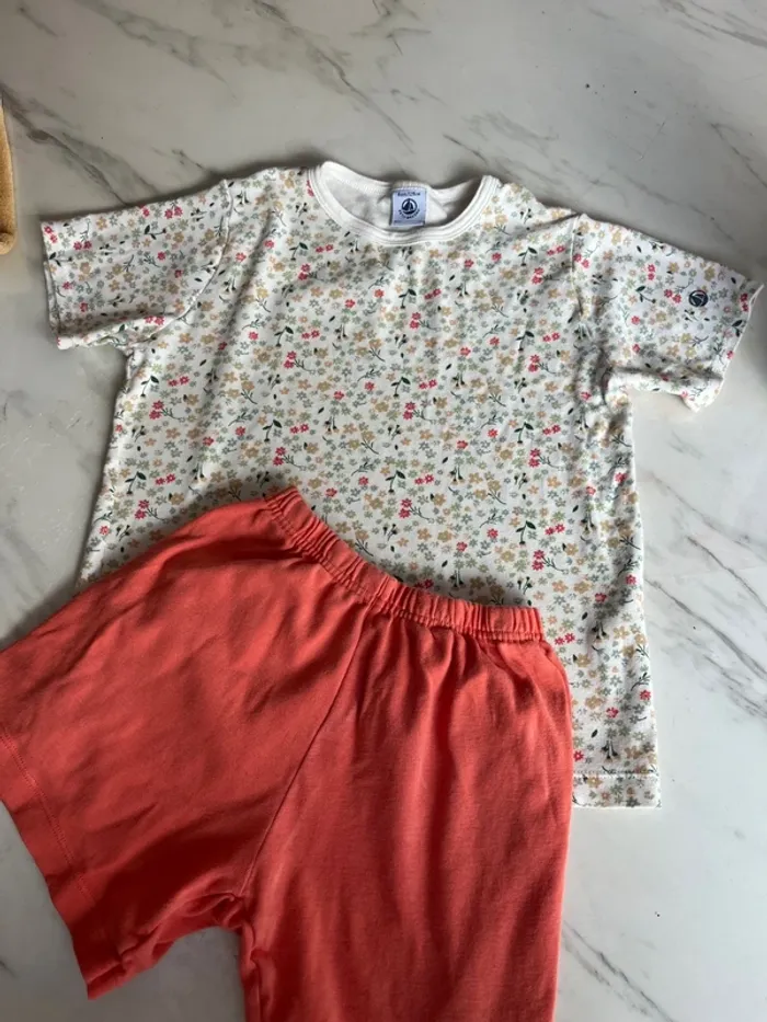 Pyjama fleuri petit bateau 8 ans
