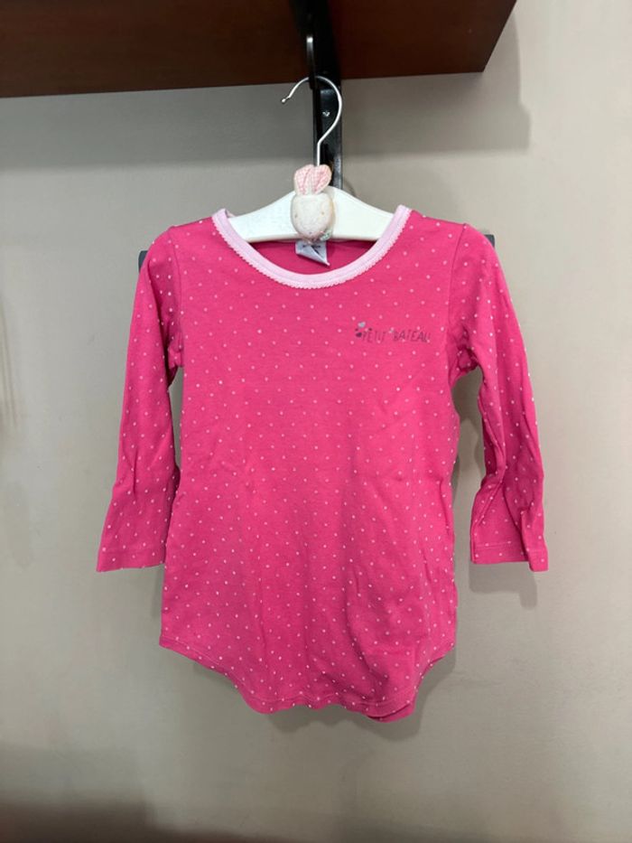 Chemise de nuit fille petit bateau 3 ans manches longue