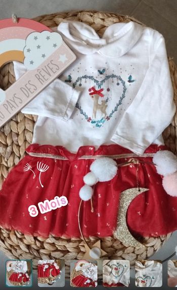 Robe noël 3 mois fille 🎀 orchestra