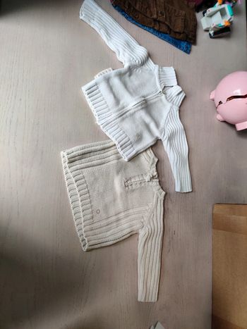 Lot pull + gilet 3 mois