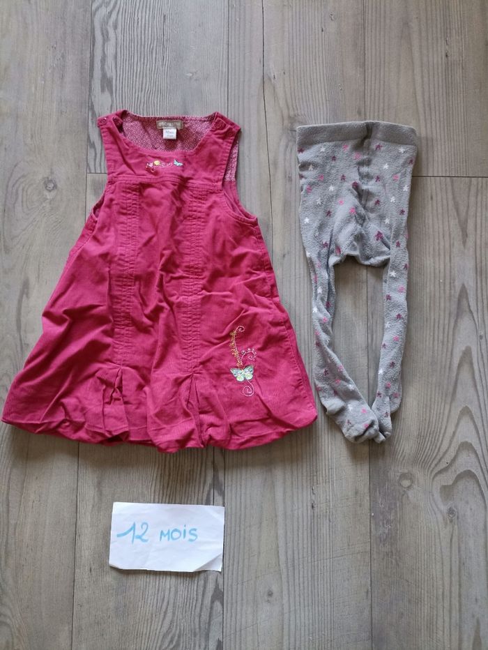 Ensemble robe et collant hiver