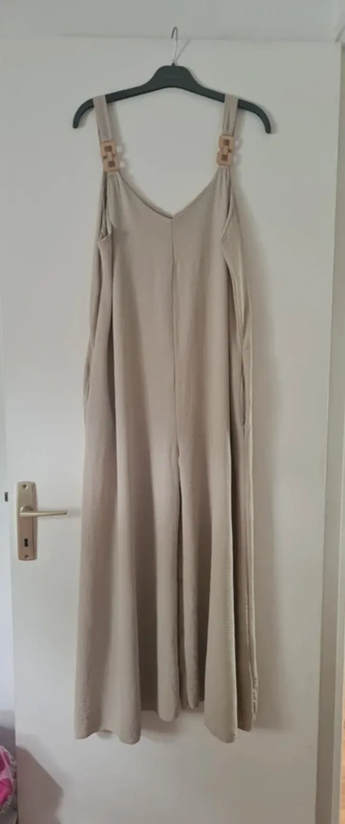 Combi pantalon beige Taille unique - photo numéro 5
