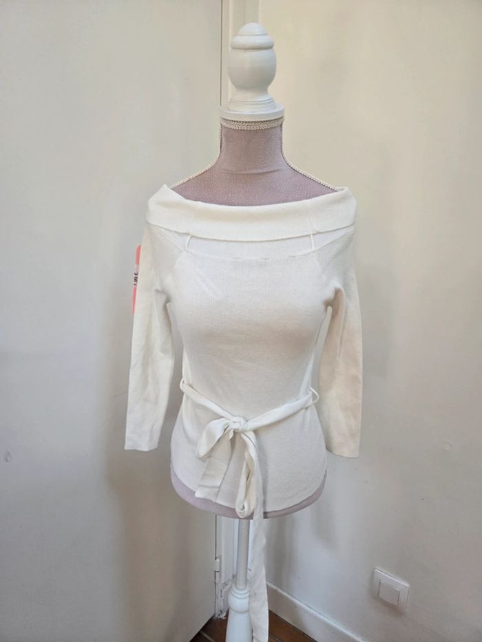 Pull blanc Tally weijl taille XS