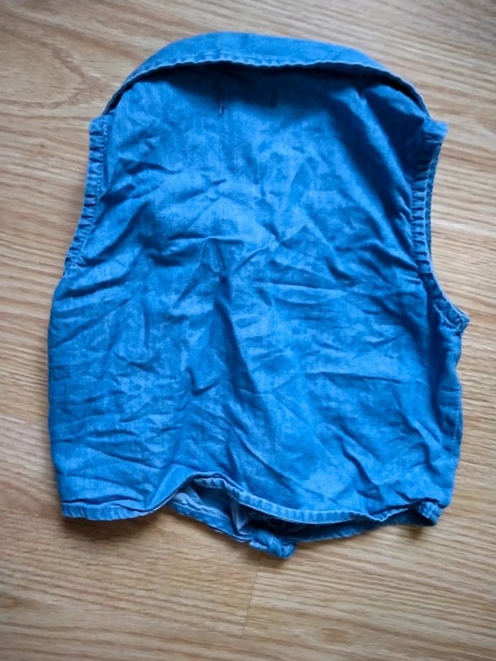 Chemise sans manches. Tissaia.
Taille 3 ans - photo numéro 6