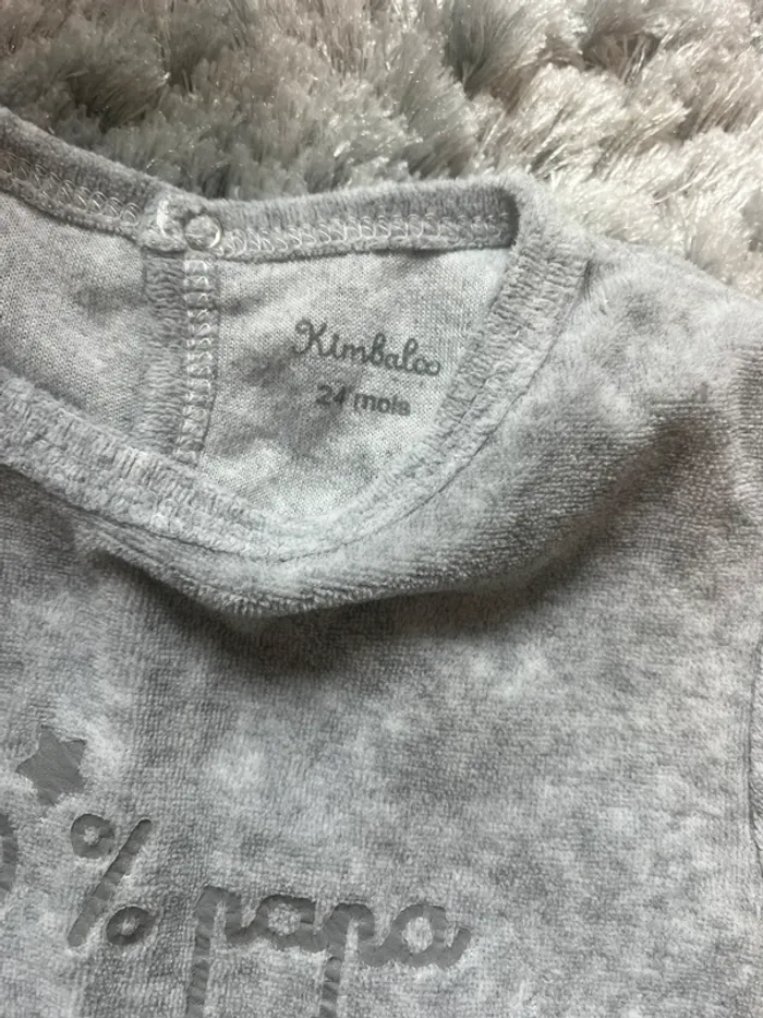 Lot 2 pyjamas velours - photo numéro 3