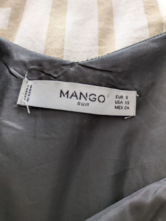 Robe Tunique MANGO SUIT - Motif Pied-de-Poule Mini - photo numéro 2