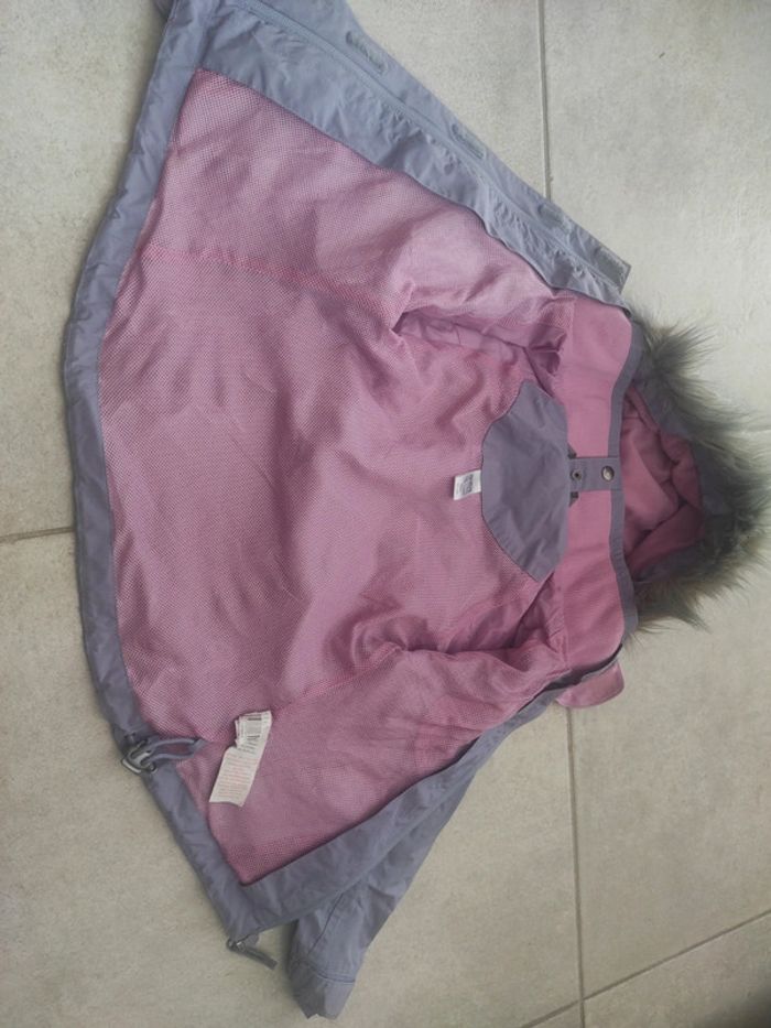 Veste imperméable à capuche avec polaire amovible très chaude - photo numéro 4