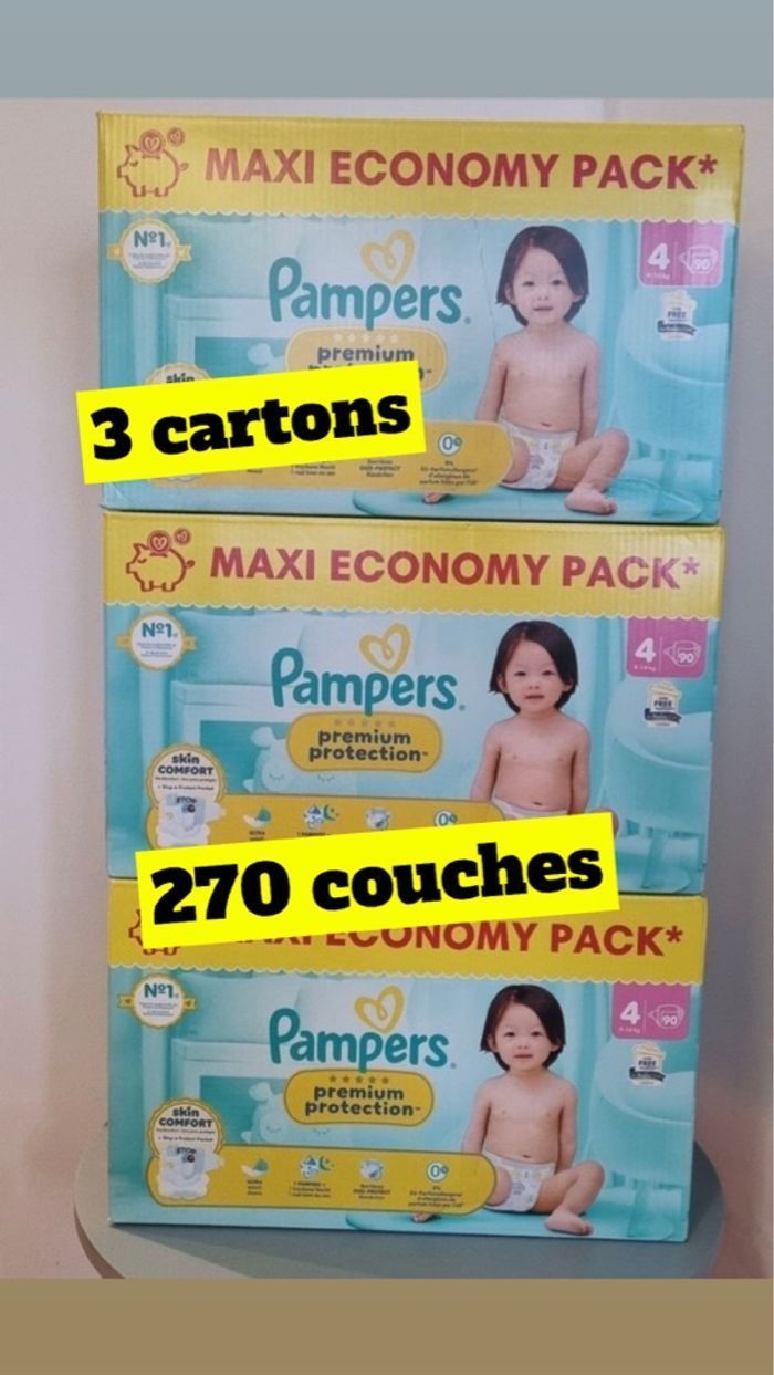 Pampers premium protection taille 4